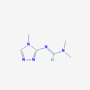 N,N-Dimethyl-N'-(4-methyl-4H-1,2,4-triazol-3-yl)imidoformamide