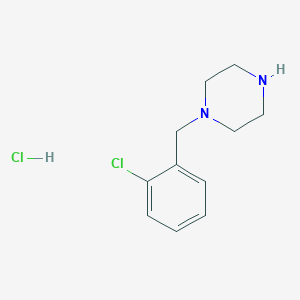 molecular formula C11H16Cl2N2 B3158251 1-(2-Chloro-benzyl)-piperazine hydrochloride CAS No. 856840-37-4