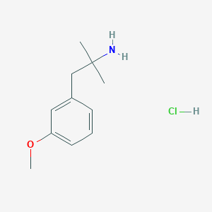 1-(3-Methoxyphenyl)-2-methylpropan-2-amine hydrochloride