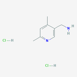 [(4,6-Dimethyl-3-pyridinyl)methyl]amine dihydrochloride