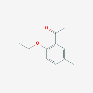molecular formula C11H14O2 B3158356 2'-Ethoxy-5'-methylacetophenone CAS No. 857277-13-5