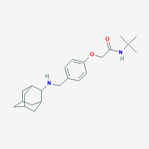 2-{4-[(2-adamantylamino)methyl]phenoxy}-N-(tert-butyl)acetamide