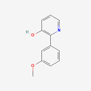 molecular formula C12H11NO2 B3158389 2-(3-Methoxyphenyl)pyridin-3-ol CAS No. 857436-14-7