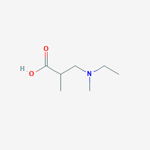 molecular formula C7H15NO2 B3158400 3-[Ethyl(methyl)amino]-2-methylpropanoic acid CAS No. 857577-20-9