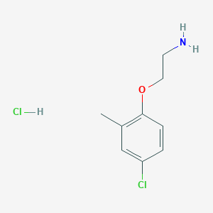 molecular formula C9H13Cl2NO B3158403 2-(4-Chloro-2-methylphenoxy)ethanamine hydrochloride CAS No. 857624-29-4