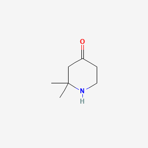 molecular formula C7H13NO B3158483 2,2-Dimethylpiperidin-4-one CAS No. 858264-10-5