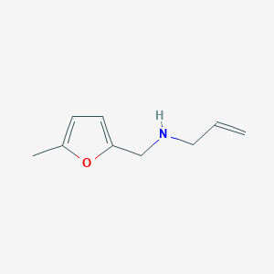 molecular formula C9H13NO B3158530 [(5-Methylfuran-2-yl)methyl](prop-2-en-1-yl)amine CAS No. 858796-47-1