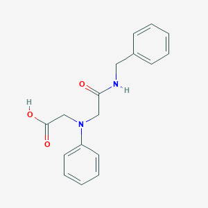 molecular formula C17H18N2O3 B3158560 [[2-(苯甲氨基)-2-氧代乙基](苯基)氨基]-乙酸 CAS No. 858967-73-4
