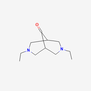 molecular formula C11H20N2O B3158608 3,7-Diethyl-3,7-diazabicyclo[3.3.1]nonan-9-one CAS No. 85928-02-5