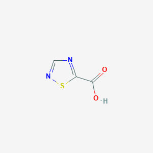 molecular formula C3H2N2O2S B3158636 1,2,4-噻二唑-5-羧酸 CAS No. 859536-27-9
