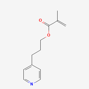 molecular formula C12H15NO2 B3158663 2-Propenoic acid, 2-methyl-, 3-(4-pyridinyl)propyl ester CAS No. 85997-30-4