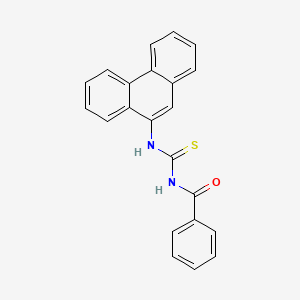 molecular formula C22H16N2OS B3158723 N-benzoyl-N'-(9-phenanthryl)thiourea CAS No. 860609-78-5