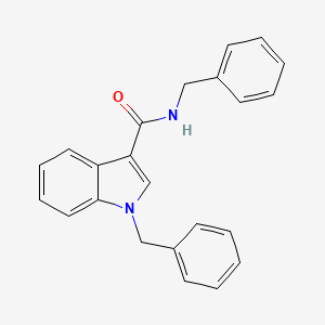 molecular formula C23H20N2O B3158789 N,1-dibenzyl-1H-indole-3-carboxamide CAS No. 860611-45-6
