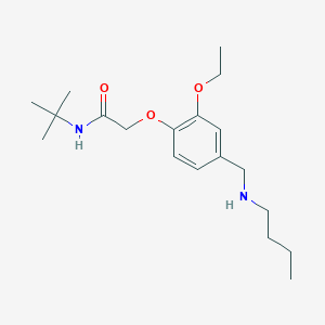 N-tert-butyl-2-{4-[(butylamino)methyl]-2-ethoxyphenoxy}acetamide
