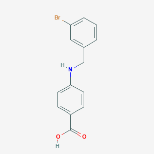 4-[(3-Bromobenzyl)amino]benzoic acid