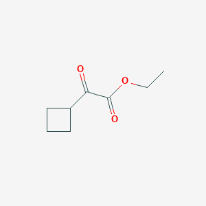 molecular formula C8H12O3 B3159149 Ethyl 2-cyclobutyl-2-oxoacetate CAS No. 861160-59-0