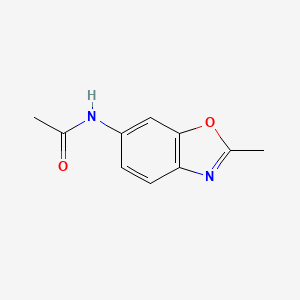 molecular formula C10H10N2O2 B3159260 N-(2-methyl-1,3-benzoxazol-6-yl)acetamide CAS No. 861210-84-6