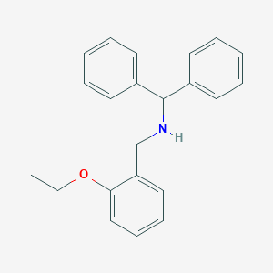 molecular formula C22H23NO B315927 N-(2-ethoxybenzyl)-1,1-diphenylmethanamine 