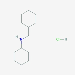 molecular formula C13H26ClN B3159345 N-(环己基甲基)环己胺盐酸盐 CAS No. 861372-11-4