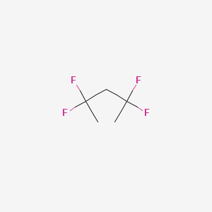 molecular formula C5H8F4 B3159419 2,2,4,4-Tetrafluoropentane CAS No. 86154-51-0