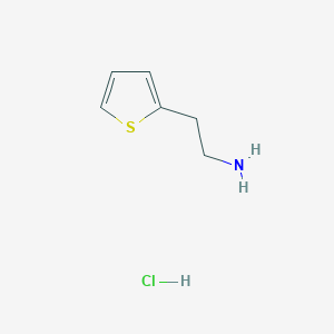 molecular formula C6H10ClNS B3159440 2-Thiopheneethylamine, hydrochloride CAS No. 86188-24-1