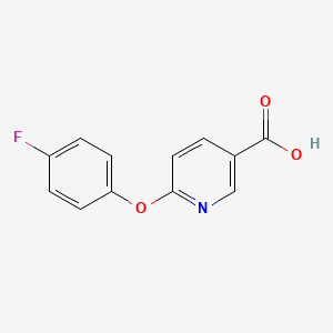 molecular formula C12H8FNO3 B3159451 6-(4-Fluorophenoxy)pyridine-3-carboxylic acid CAS No. 862088-71-9