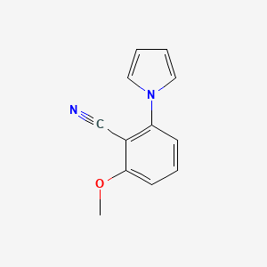 2-methoxy-6-(1H-pyrrol-1-yl)benzenecarbonitrile