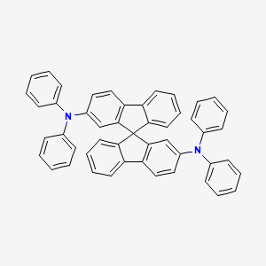 molecular formula C49H34N2 B3159520 2,2'-Bis(diphenylamino)-9,9'-spirobifluorene CAS No. 862664-73-1
