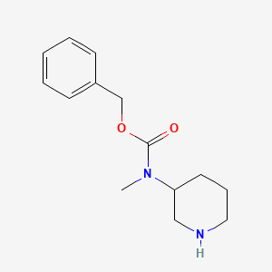 molecular formula C14H20N2O2 B3159600 Benzyl methyl(piperidin-3-yl)carbamate CAS No. 863248-57-1