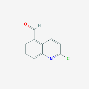 molecular formula C10H6ClNO B3159628 2-Chloroquinoline-5-carbaldehyde CAS No. 863549-05-7