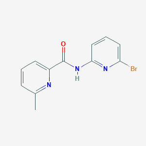 molecular formula C12H10BrN3O B3159663 N-(6-bromopyridin-2-yl)-6-methylpyridine-2-carboxamide CAS No. 863909-28-8