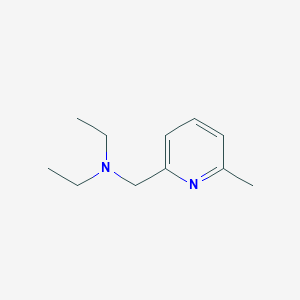 molecular formula C11H18N2 B3159682 2-Diethylaminomethyl-6-methylpyridine CAS No. 863971-65-7