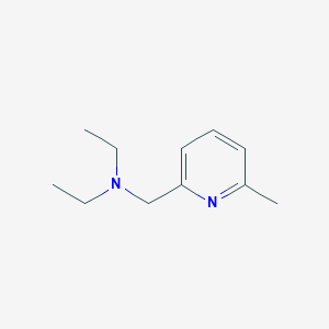 molecular formula C11H18N2 B3159682 N-Ethyl-N-((6-methylpyridin-2-yl)methyl)ethanamine CAS No. 863971-65-7