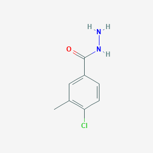 molecular formula C8H9ClN2O B3159706 4-氯-3-甲基苯腙 CAS No. 864178-66-5