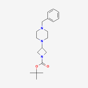 Tert-butyl 3-(4-benzylpiperazin-1-yl)azetidine-1-carboxylate