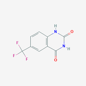 molecular formula C9H5F3N2O2 B3159742 6-(三氟甲基)喹唑啉-2,4(1H,3H)-二酮 CAS No. 864291-33-8