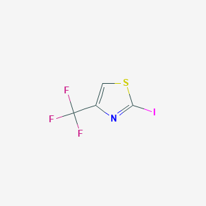 molecular formula C4HF3INS B3159757 2-Iodo-4-(trifluoromethyl)-1,3-thiazole CAS No. 864376-14-7