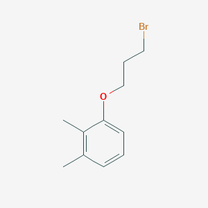 molecular formula C11H15BrO B3159760 1-(3-Bromo-propoxy)-2,3-dimethyl-benzene CAS No. 864389-77-5