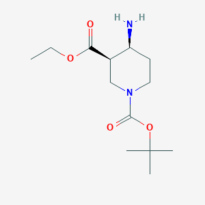 1-tert-butyl 3-ethyl (3R,4S)-4-aminopiperidine-1,3-dicarboxylate