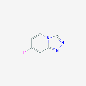 molecular formula C6H4IN3 B3159835 7-Iodo-[1,2,4]triazolo[4,3-a]pyridine CAS No. 864866-44-4