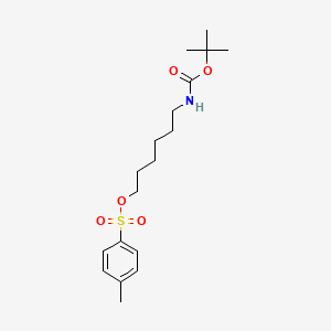 molecular formula C18H29NO5S B3159905 6-((Tert-butoxycarbonyl)amino)hexyl 4-methylbenzenesulfonate CAS No. 86536-92-7