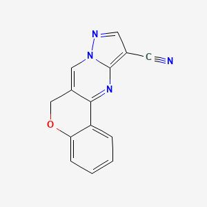 6H-chromeno[4,3-d]pyrazolo[1,5-a]pyrimidine-11-carbonitrile