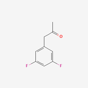 molecular formula C9H8F2O B3160051 1-(3,5-二氟苯基)丙-2-酮 CAS No. 865774-77-2