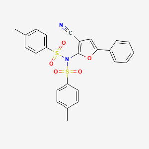 N-(3-cyano-5-phenyl-2-furyl)-4-methyl-N-[(4-methylphenyl)sulfonyl]benzenesulfonamide