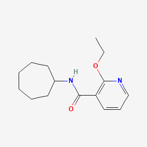 molecular formula C15H22N2O2 B3160219 N-cycloheptyl-2-ethoxynicotinamide CAS No. 866019-09-2