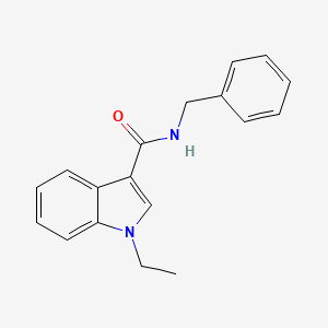 molecular formula C18H18N2O B3160779 N-benzyl-1-ethyl-1H-indole-3-carboxamide CAS No. 866145-24-6