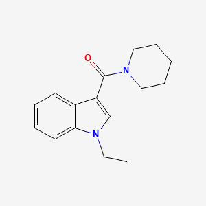 molecular formula C16H20N2O B3160782 (1-ethyl-1H-indol-3-yl)(piperidino)methanone CAS No. 866145-26-8