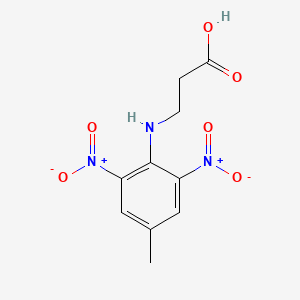 3-(4-Methyl-2,6-dinitroanilino)propanoic acid