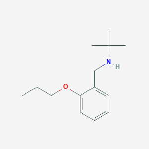 2-Methyl-N-(2-propoxybenzyl)-2-propanamine