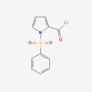 molecular formula C11H8ClNO3S B3161045 1-(Phenylsulfonyl)-1H-pyrrole-2-carbonyl chloride CAS No. 86688-94-0